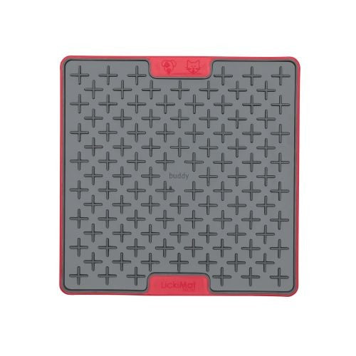 LickiMat Buddy Tuff Red Dog Treat Mat - 20cm Online Sale