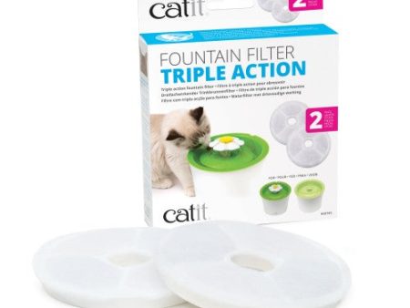 Catit Triple Action Filter 2pk Discount