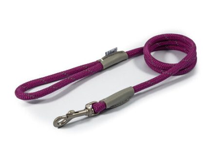 Ancol Viva Rope Lead Reflective Purple 1.07mX10mm For Sale