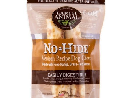 Earth Animal No Hide® Venison Medium Chews Dog Treat 2pk - 120g For Discount