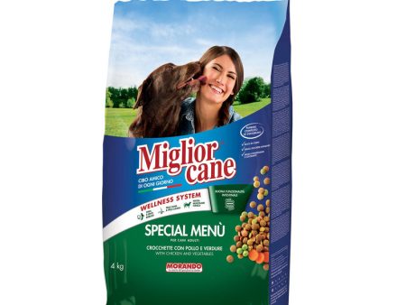 Migliorcane Adult Dog Special Menu Croquettes With Chicken & Vegetables Online now