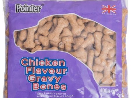 Pointer Chicken Flavour Gravy Bones 400g Discount