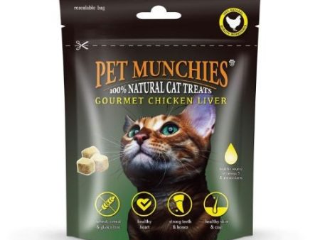 Pet Munchies Chicken Liver Cat Treats 10g Fashion