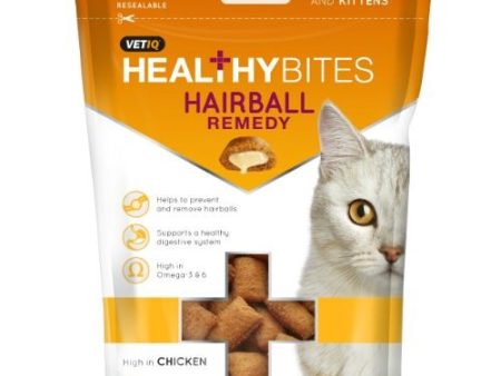 VetIQ Healthy Bites Hairball Remedy Cat Treats 65g For Cheap