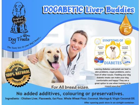 Dogabetic Liver Buddies Dog Treats with Vitamin-E 150g Cheap