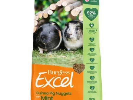 Burgess Excel Guinea Pig Nuggets with Mint 2kg For Discount