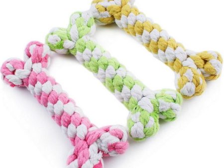 Braided Rope Bone Toy Supply