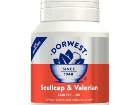 Dorwest Herbs Scullcap and Valerian 100 Tablets for Dogs & Cats Fashion