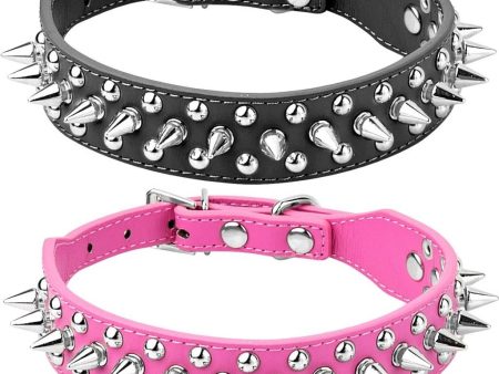 Spiked Leather Dog Collar Sale