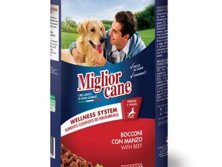 Migliorcane Dog Chunks With Beef on Sale