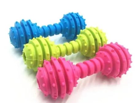 Dumbbell Ringlet Chew Toy with Bell For Discount