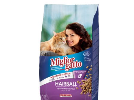 Migliorgatto Hairball Kibble With Chicken 2kg Online Hot Sale