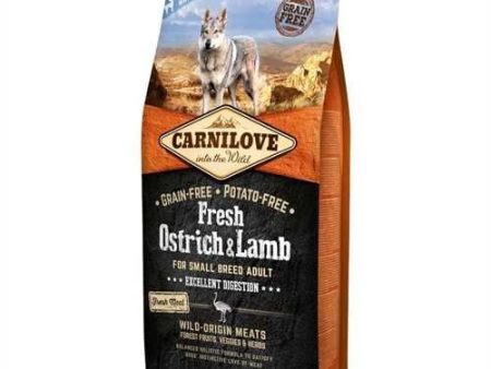 Carnilove Fresh Ostrich & Lamb Small Breed Adult Dry Dog Food 6kg Sale