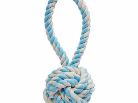 Braided Rope Ball with Handle Toy Supply