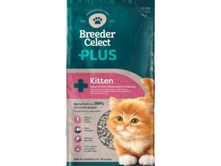 Breeder Celect Plus Kitten Paper Cat Litter 10 Litre Discount