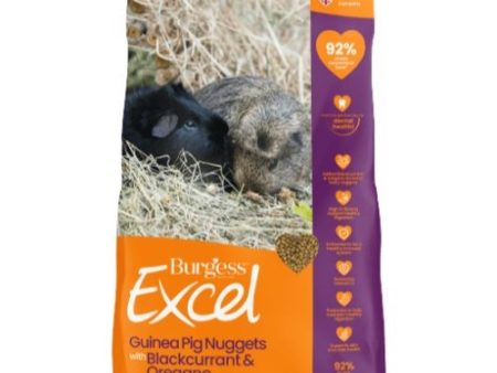 Burgess Excel Guinea Pig Nuggets with Blackcurrant and Oregano 2kg Online Sale