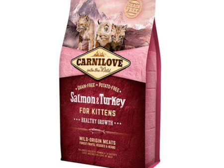 Carnilove Salmon & Turkey Dry Kitten Food 2kg Discount