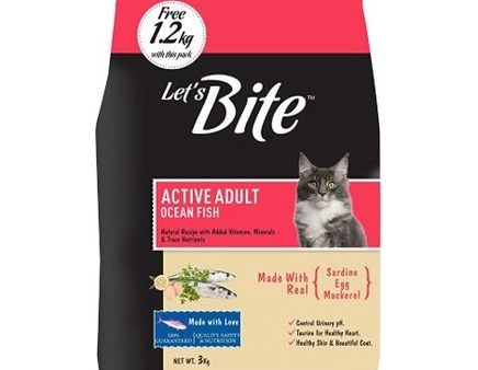 Let s Bite Active Adult Cat Ocean Fish Cheap