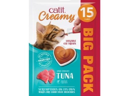 Catit Creamy Tuna Cat Treats - 15pk Hot on Sale