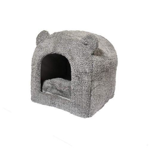 Rosewood Grey Teddy Bear Hooded 38cm Supply