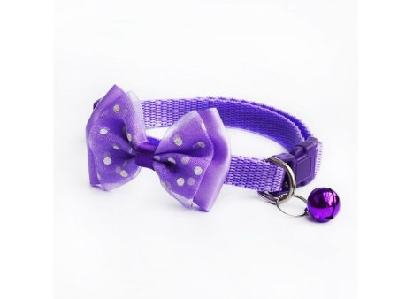 Fancy Pet Collar with Bow & Bell Online Hot Sale