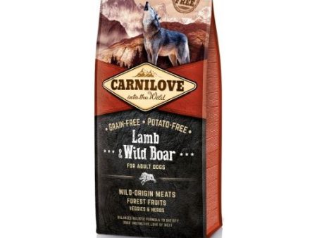 Carnilove Lamb & Wild Boar Adult Dry Dog Food 12kg Online now