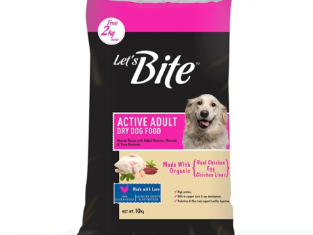 Let s Bite Active Adult Dog Chicken & Egg Sale