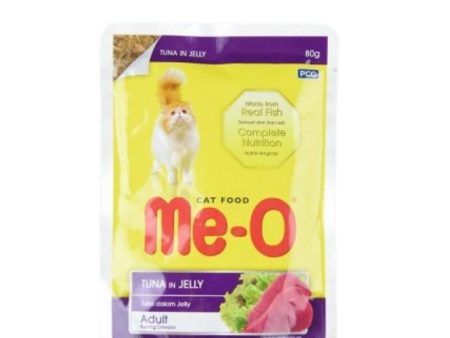 Me-O Adult Cat Tuna in Jelly Wet Food Pouch 80g Online Hot Sale