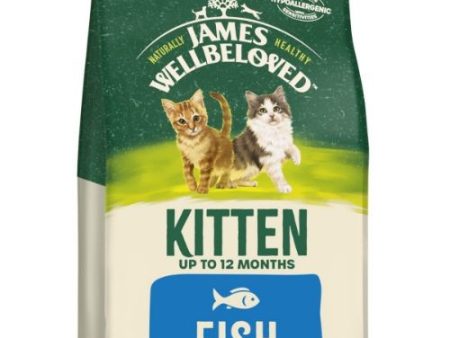 James Wellbeloved Kitten Dry Food with Fish 1.5kg For Cheap