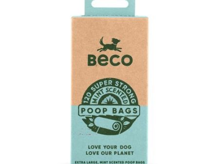 Beco Poop Bags Mint Scented - 120 Pack For Discount