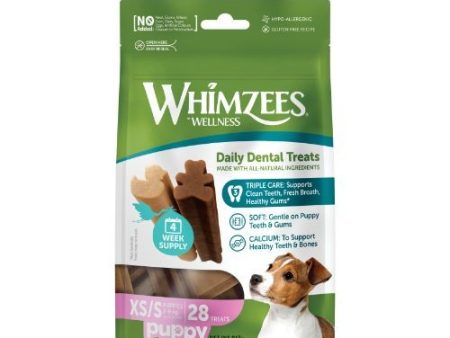 Whimzees Puppy Stixx Value Bag Dog Treats XS S 28 Pack Online now