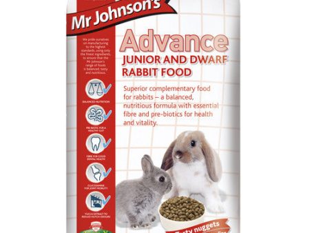 Mr Johnsons Advance Junior and Dwarf Rabbit Food 1.5kg For Cheap