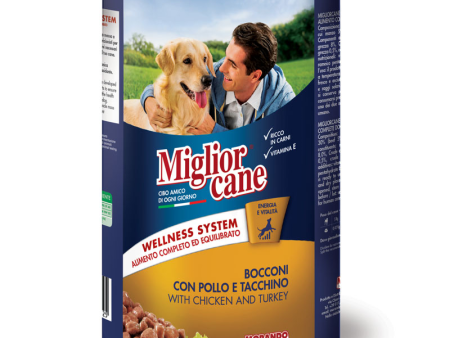 Migliorcane Dog Chunks With Chicken & Turkey Hot on Sale