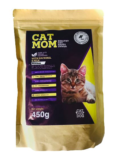 Cat Mom Kitten with Mackerel & Milk 450g Supply