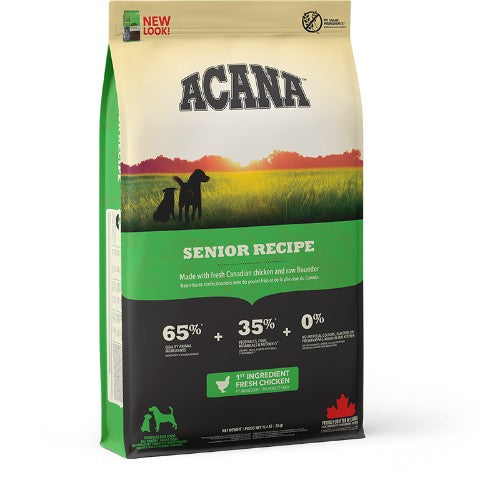 Acana Heritage Grain Free Senior Dry Dog Food for All Breeds 11.4kg Discount