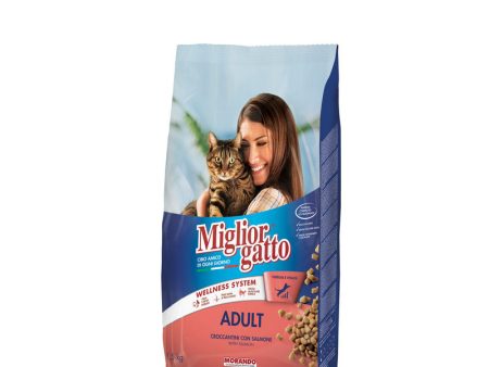 Migliorgatto Adult Cat Kibble With Salmon & Herring 1.5kg For Discount