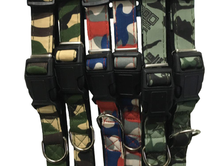 Padded Camouflage Dog Collar For Sale