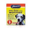 Johnsons One Dose Wormer for Large Dogs Size 3 Online Sale