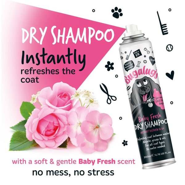 Bugalugs Baby Fresh Dry Shampoo 200ml Online now