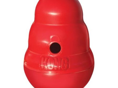 KONG Wobbler Dog Treat and Food Dispenser Toy Online now