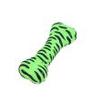 Bone with Zebra Stripes Squeaky Toy Fashion