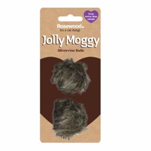 Jolly Moggy Silverline Balls 2 Pack Fashion