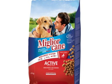 Migliorcane Adult Dog Active Croquettes With Beef Sale