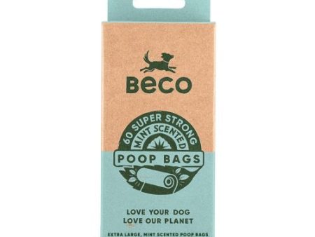 Beco Poop Bags Mint Scented - 60 Pack on Sale