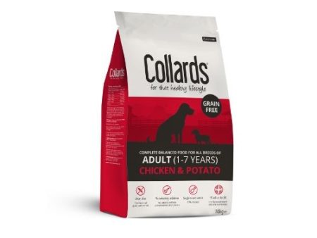 Collards Grain Free Chicken and Potato Adult Dry Dog Food - 10kg Fashion