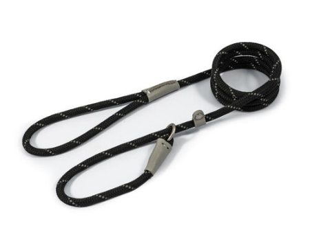 Ancol Viva Rope Slip Reflective Black 1.5m x 8mm Online Hot Sale