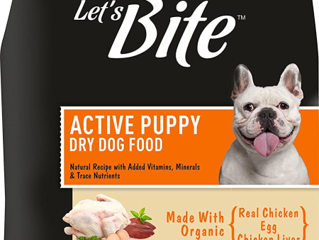 Let s Bite Active Puppy Chicken & Egg Cheap