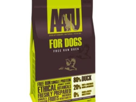 AATU Grain Free Adult Dry Dog Food with 80 20 Free Run Duck 10kg Online now