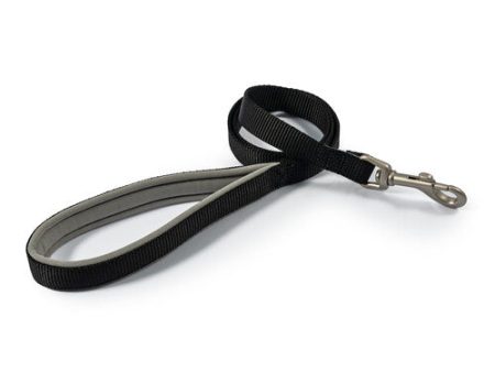 Ancol Viva Padded Nylon Lead Black 1m x 25mm Cheap