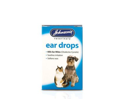 Johnsons Ear Drops for Cats and Dogs 15ml Sale